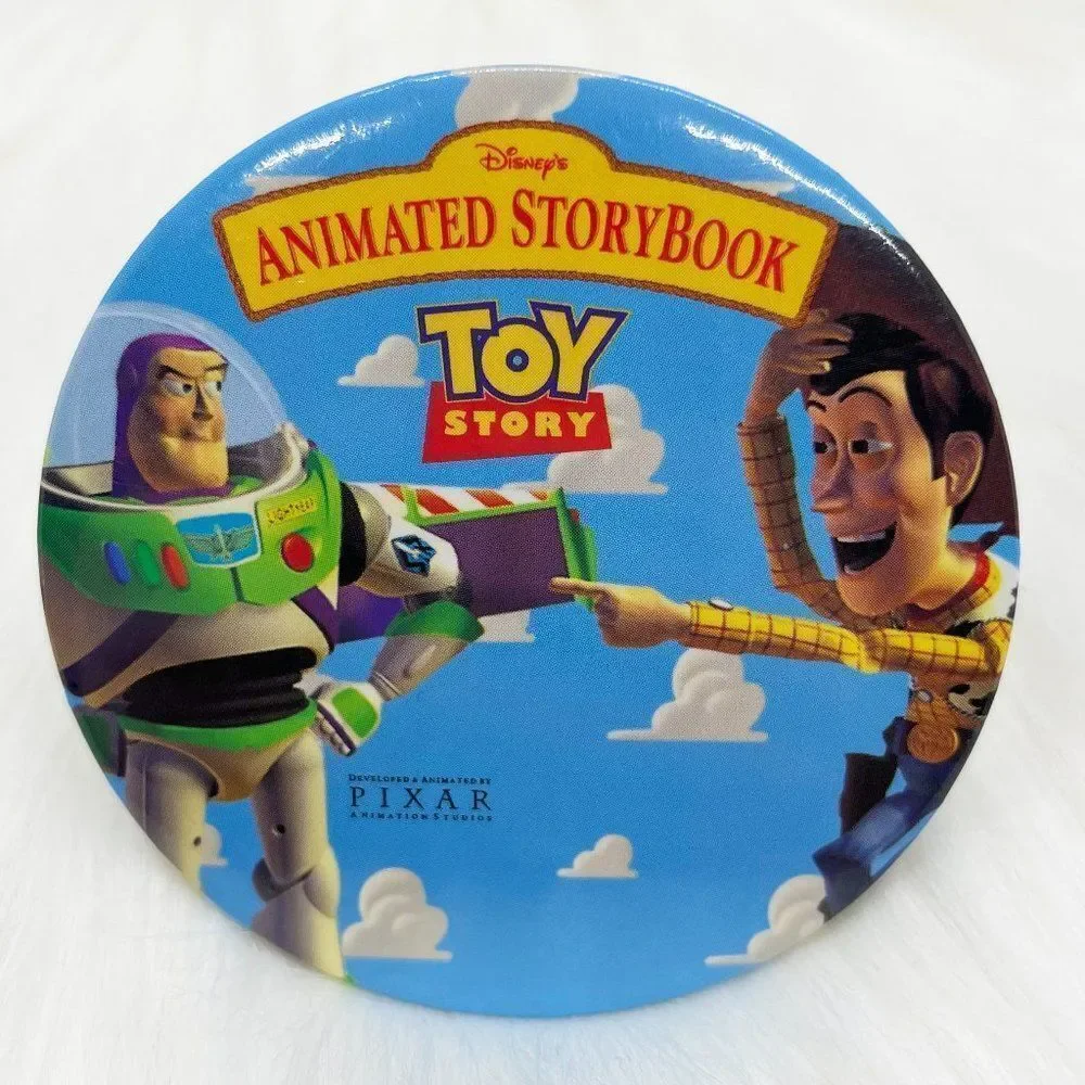 🔮 5/$25 Disney Pixar Toy Story Buzz & Woody Animated Storybook Pin